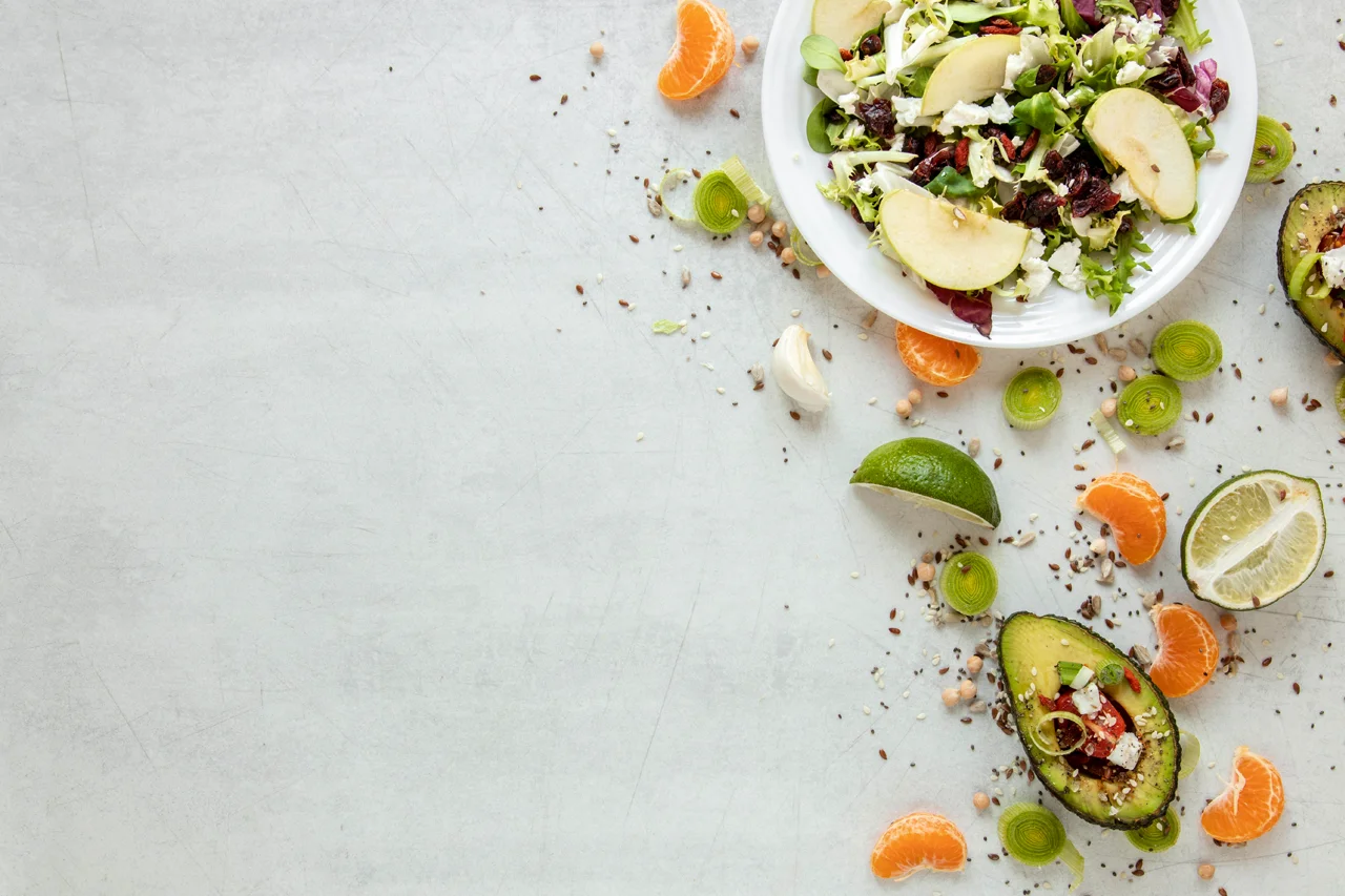 Vegetables and salad